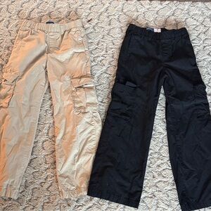 Old Navy Kids Cargo Pants - Black and Tan